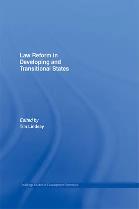 Lindsey |  Law Reform in Developing and Transitional States | Buch |  Sack Fachmedien