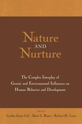 Garcia Coll / Bearer / Lerner |  Nature and Nurture | Buch |  Sack Fachmedien