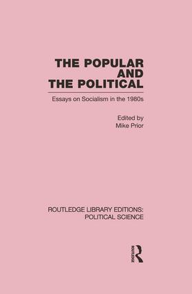 Prior |  The Popular and the Political Routledge Library Editions | Buch |  Sack Fachmedien