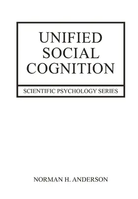 Anderson |  Unified Social Cognition | Buch |  Sack Fachmedien