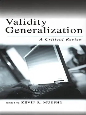 Murphy |  Validity Generalization | Buch |  Sack Fachmedien