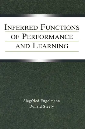 Engelmann / Steely |  Inferred Functions of Performance and Learning | Buch |  Sack Fachmedien