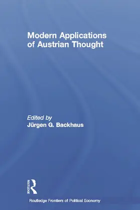 Backhaus |  Modern Applications of Austrian Thought | Buch |  Sack Fachmedien