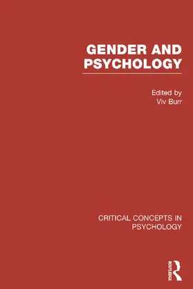 Burr |  Gender and Psychology | Buch |  Sack Fachmedien