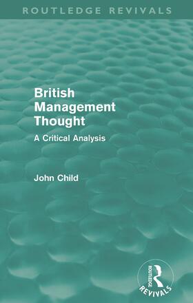 Child |  British Management Thought | Buch |  Sack Fachmedien