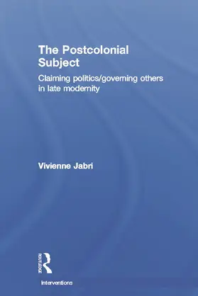 Jabri |  The Postcolonial Subject | Buch |  Sack Fachmedien