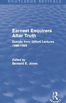 Jones |  Earnest Enquirers After Truth | Buch |  Sack Fachmedien