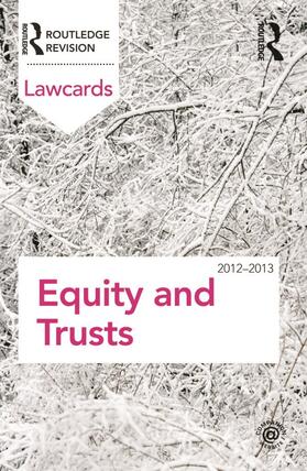 Routledge |  Equity and Trusts Lawcards 2012-2013 | Buch |  Sack Fachmedien