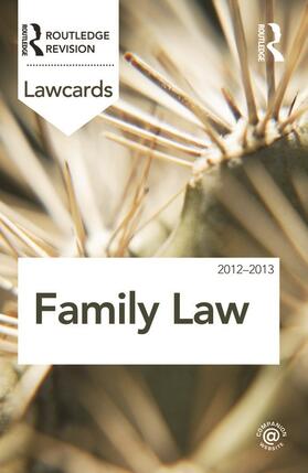 Routledge |  Family Lawcards 2012-2013 | Buch |  Sack Fachmedien