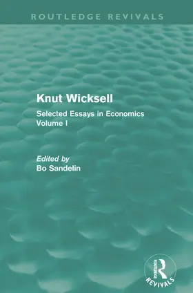 Sandelin |  Knut Wicksell (Routledge Revivals) | Buch |  Sack Fachmedien