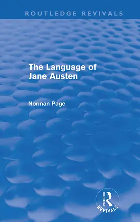 Page |  The Language of Jane Austen (Routledge Revivals) | Buch |  Sack Fachmedien