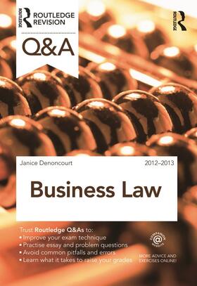 Denoncourt |  Q&A Business Law | Buch |  Sack Fachmedien