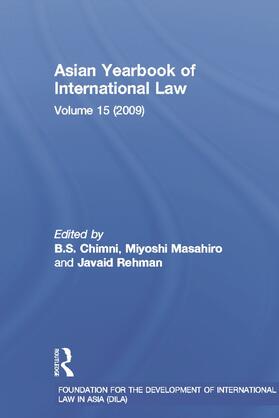 Chimni / Masahiro / Rehman |  Asian Yearbook of International Law | Buch |  Sack Fachmedien