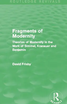 Frisby |  Fragments of Modernity | Buch |  Sack Fachmedien