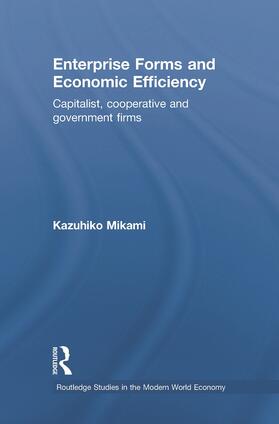 Mikami |  Enterprise Forms and Economic Efficiency | Buch |  Sack Fachmedien