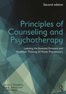 Mozdzierz / Peluso / Lisiecki |  Principles of Counseling and Psychotherapy | Buch |  Sack Fachmedien