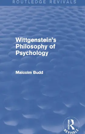 Budd |  Wittgenstein's Philosophy of Psychology | Buch |  Sack Fachmedien