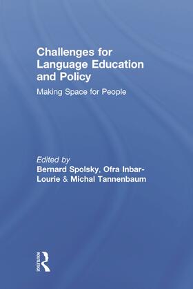 Spolsky / Inbar-Lourie / Tannenbaum |  Challenges for Language Education and Policy | Buch |  Sack Fachmedien