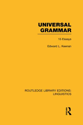 Keenan |  Universal Grammar | Buch |  Sack Fachmedien