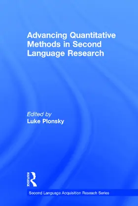 Plonsky |  Advancing Quantitative Methods in Second Language Research | Buch |  Sack Fachmedien