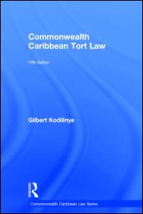 Kodilinye |  Commonwealth Caribbean Tort Law | Buch |  Sack Fachmedien