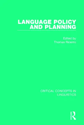 Ricento |  Language Policy and Planning | Buch |  Sack Fachmedien