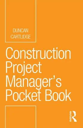 Cartlidge |  Construction Project Manager's Pocket Book | Buch |  Sack Fachmedien