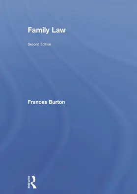 Burton |  Family Law | Buch |  Sack Fachmedien