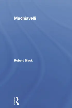 Black |  Machiavelli | Buch |  Sack Fachmedien