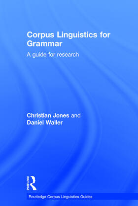 Jones / Waller |  Corpus Linguistics for Grammar | Buch |  Sack Fachmedien