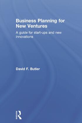 Butler |  Business Planning for New Ventures | Buch |  Sack Fachmedien