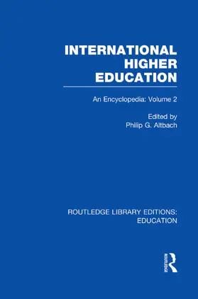 Altbach |  International Higher Education Volume 2 | Buch |  Sack Fachmedien