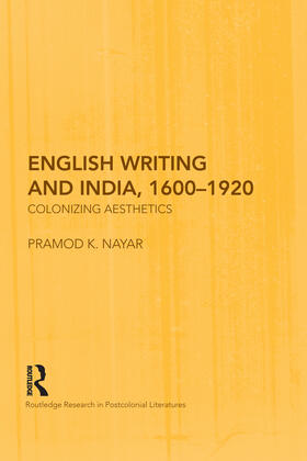K. Nayar |  English Writing and India, 1600-1920 | Buch |  Sack Fachmedien