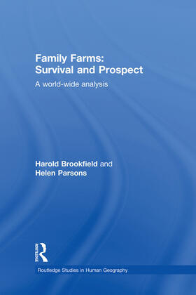 Brookfield / Parsons |  Family Farms: Survival and Prospect | Buch |  Sack Fachmedien