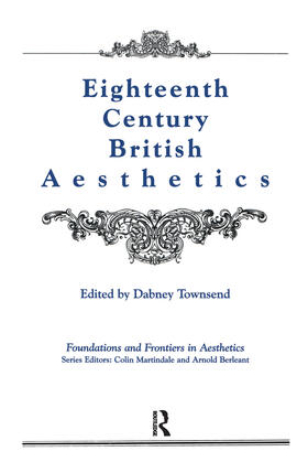 Townsend |  Eighteenth-Century British Aesthetics | Buch |  Sack Fachmedien
