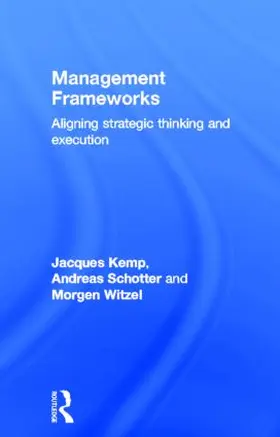 Kemp / Schotter / Witzel |  Management Frameworks | Buch |  Sack Fachmedien