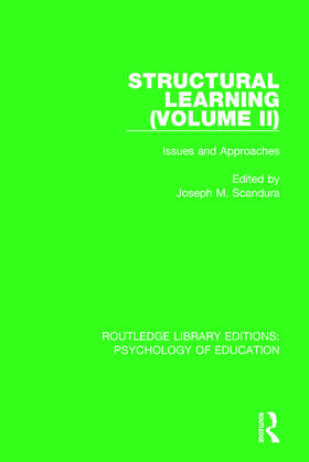 Scandura |  Structural Learning (Volume 2) | Buch |  Sack Fachmedien