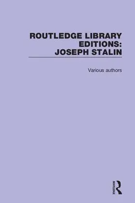 Various |  Routledge Library Editions: Joseph Stalin | Buch |  Sack Fachmedien