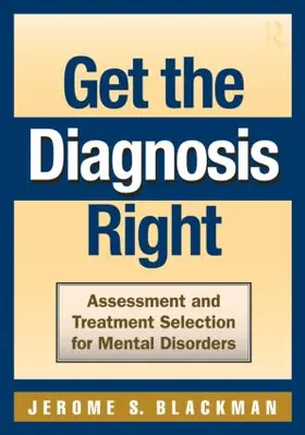 Blackman |  Get the Diagnosis Right | Buch |  Sack Fachmedien