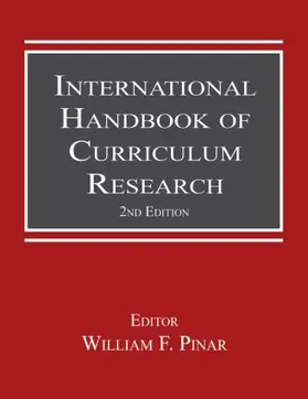 Pinar |  International Handbook of Curriculum Research | Buch |  Sack Fachmedien