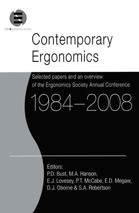 Bust |  Contemporary Ergonomics 1984-2008 | Buch |  Sack Fachmedien