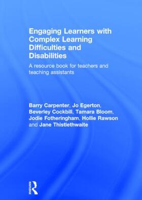 Carpenter / Egerton / Cockbill |  Engaging Learners with Complex Learning Difficulties and Disabilities | Buch |  Sack Fachmedien