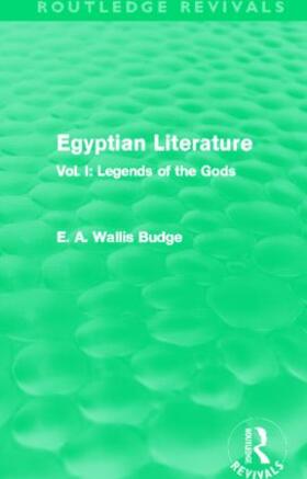 Budge |  Egyptian Literature (Routledge Revivals) | Buch |  Sack Fachmedien