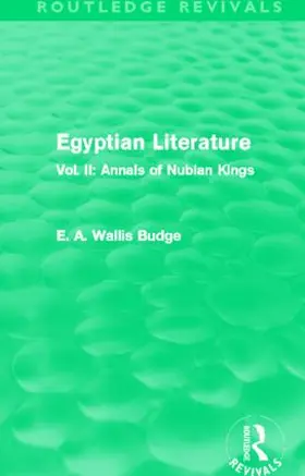 Budge |  Egyptian Literature (Routledge Revivals) | Buch |  Sack Fachmedien