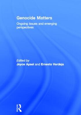 Apsel / Verdeja |  Genocide Matters | Buch |  Sack Fachmedien