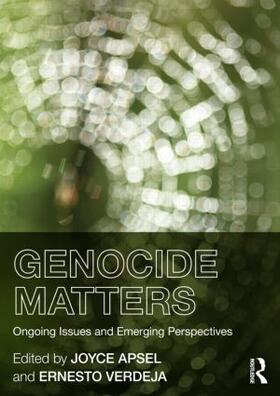 Apsel / Verdeja |  Genocide Matters | Buch |  Sack Fachmedien