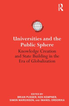 Pusser / Kempner / Marginson |  Universities and the Public Sphere | Buch |  Sack Fachmedien