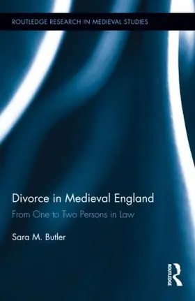 Butler |  Divorce in Medieval England | Buch |  Sack Fachmedien