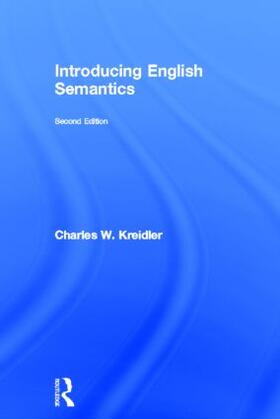 Kreidler |  Introducing English Semantics | Buch |  Sack Fachmedien