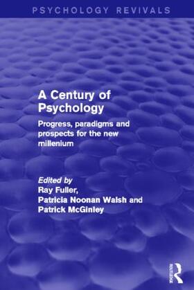 Fuller / Walsh / McGinley |  A Century of Psychology | Buch |  Sack Fachmedien